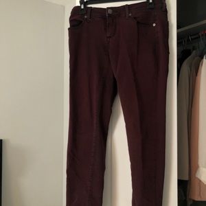 Free People Maroon Pants
